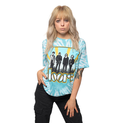 DOORS, THE - WAITING FOR THE SUN - T-Shirt Blue (Wash Collection)