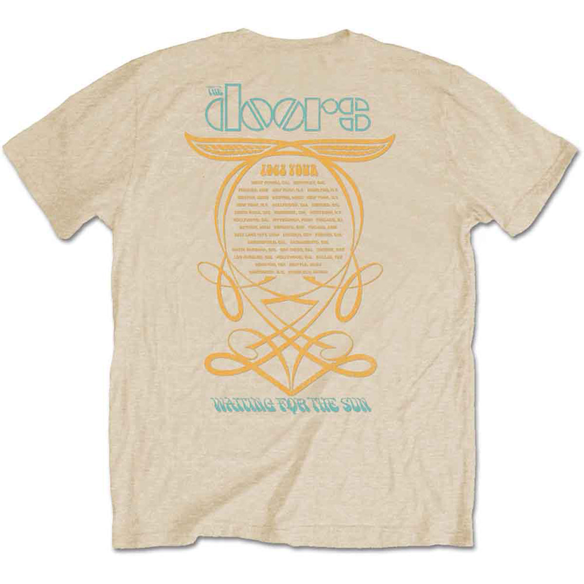 DOORS, THE - 1968 TOUR - T-Shirt Neutral (Back Print)