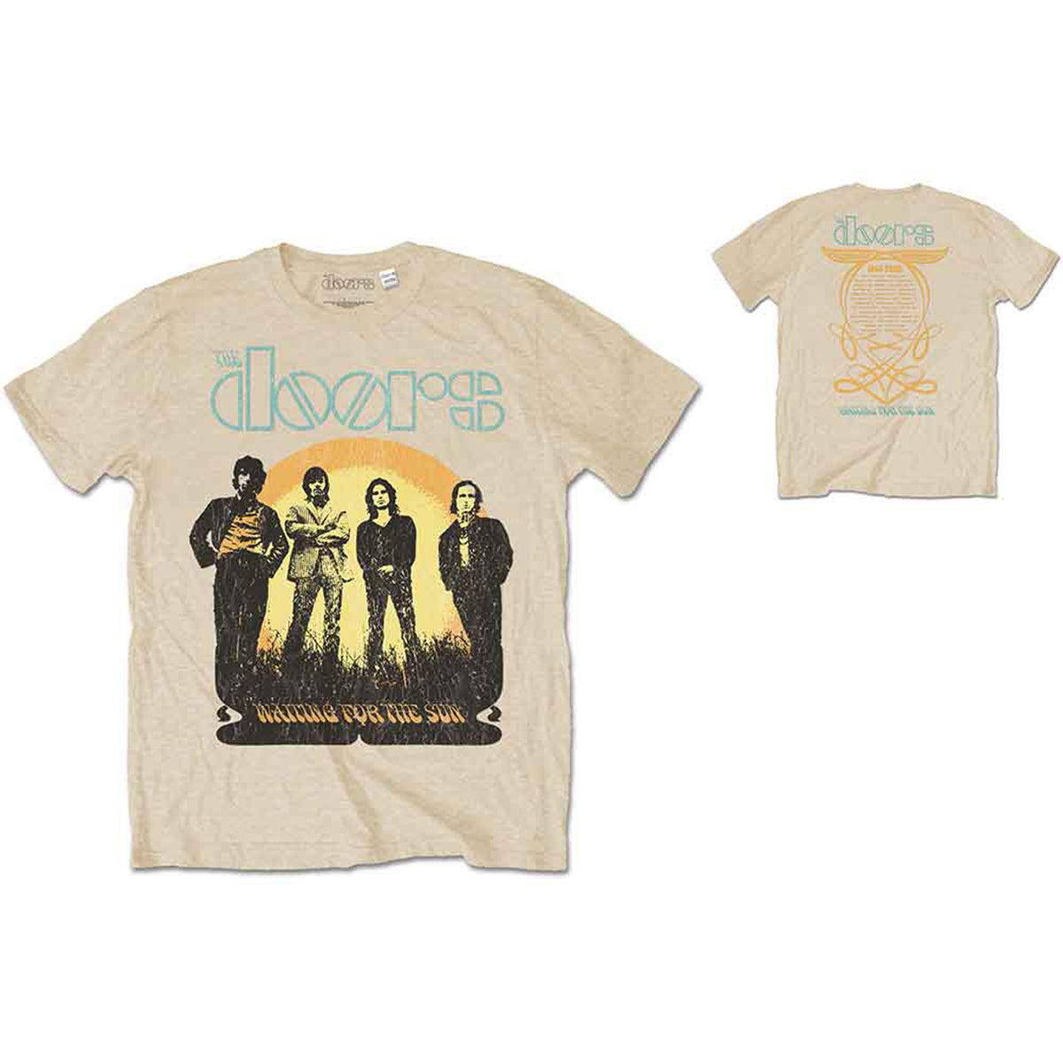 DOORS, THE - 1968 TOUR - T-Shirt Neutral (Back Print)
