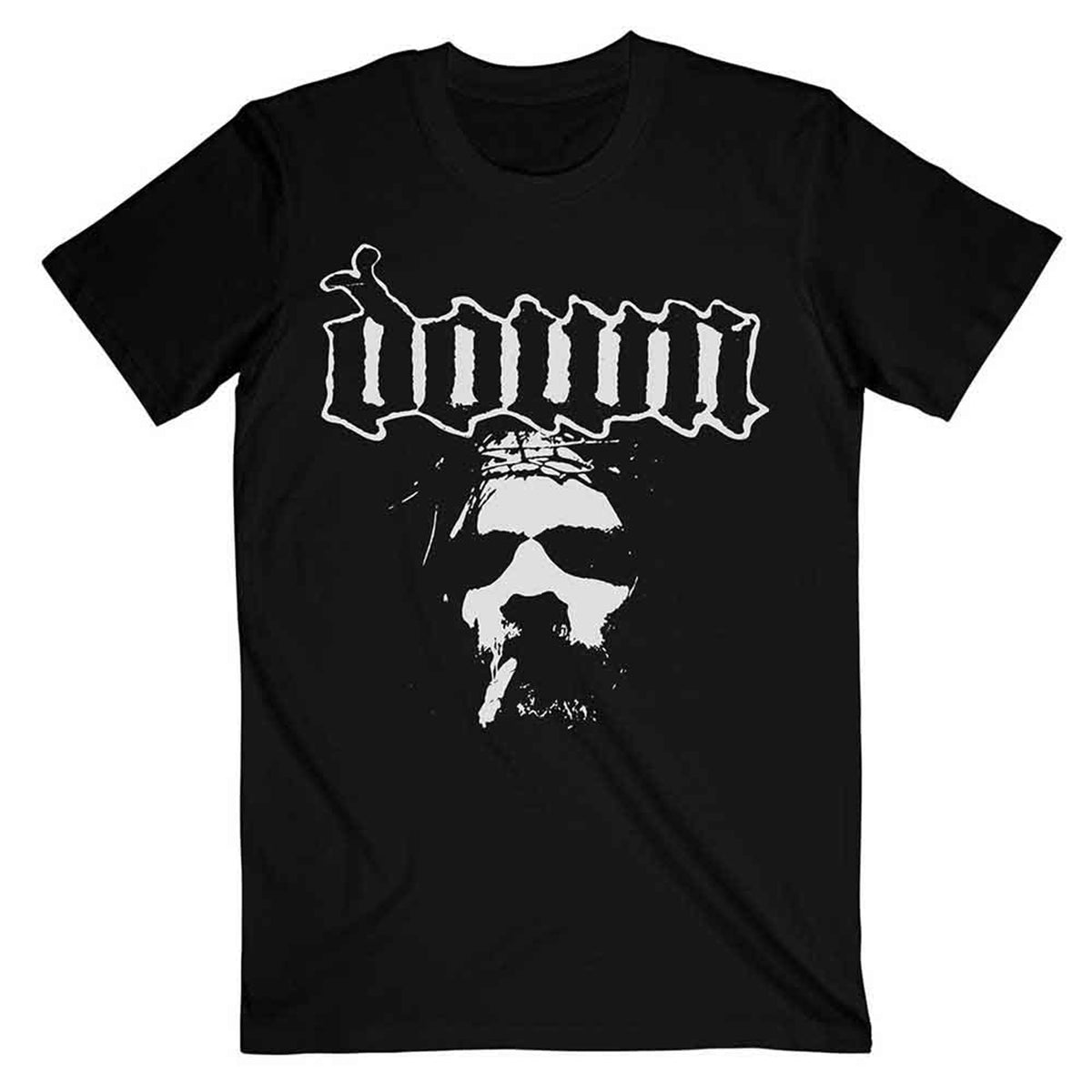 DOWN - FACE - T-Shirt Black