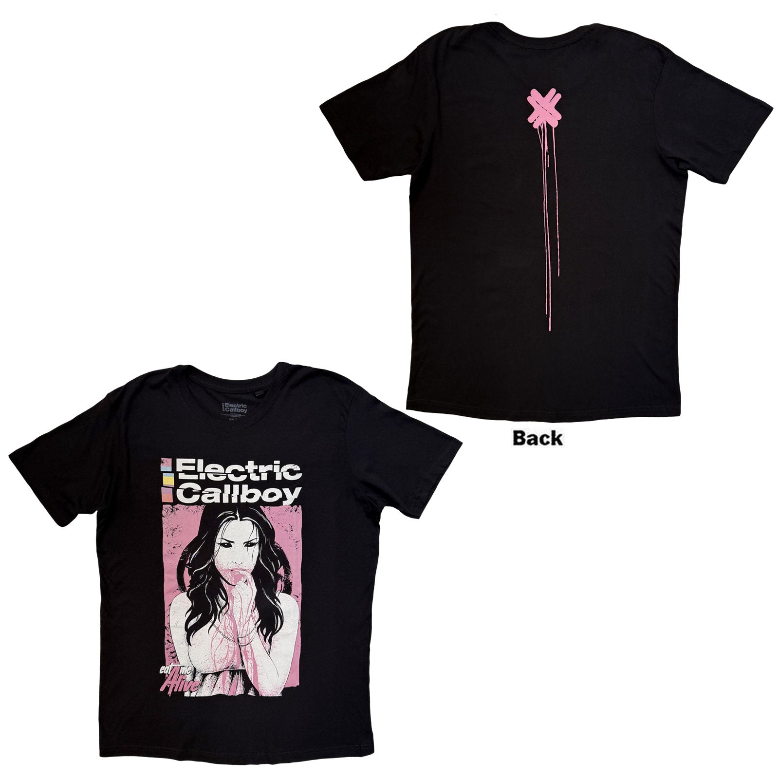 ELECTRIC CALLBOY - EAT ME ALIVE - T-Shirt Black (Back Print)