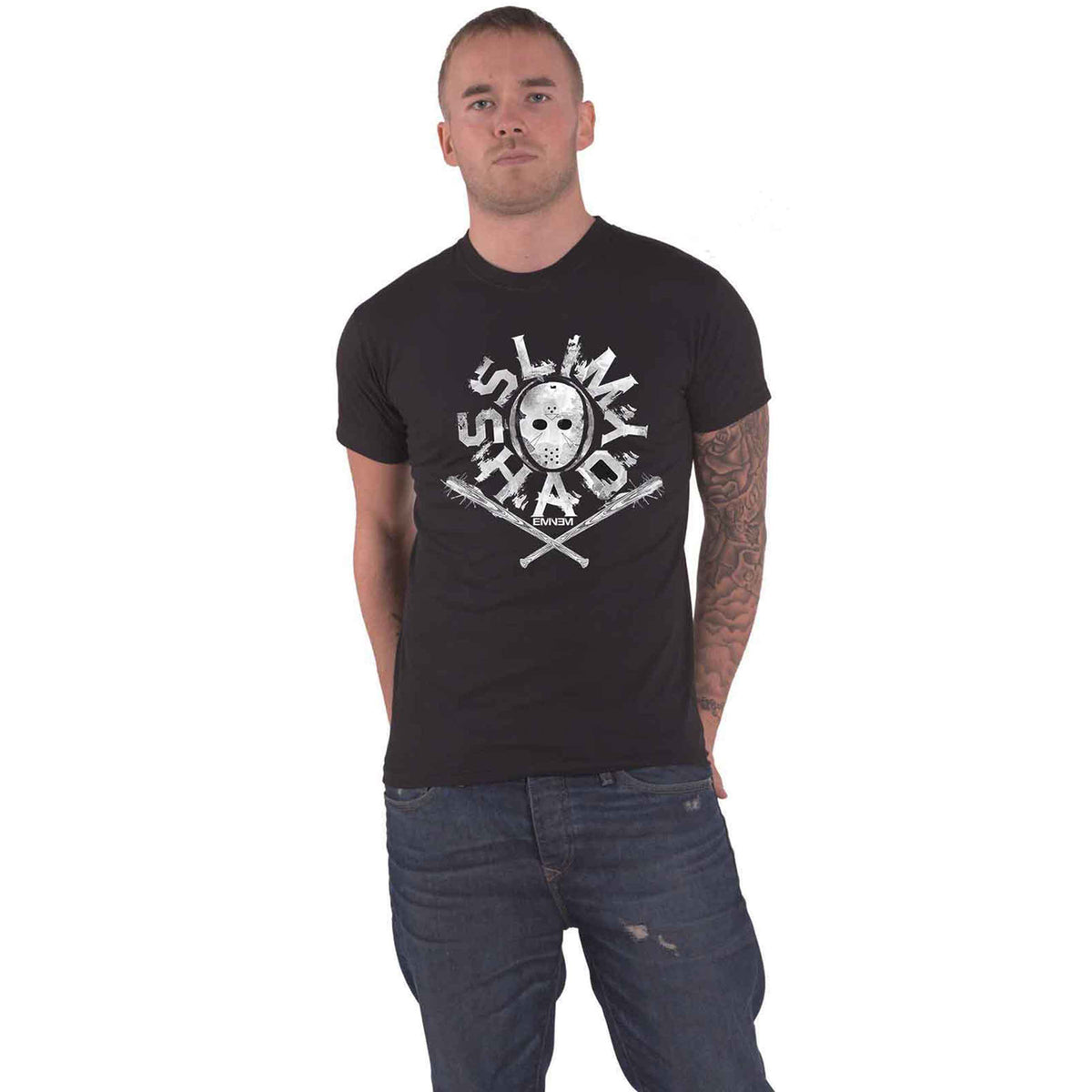 EMINEM - SHADY MASK - T-Shirt Black
