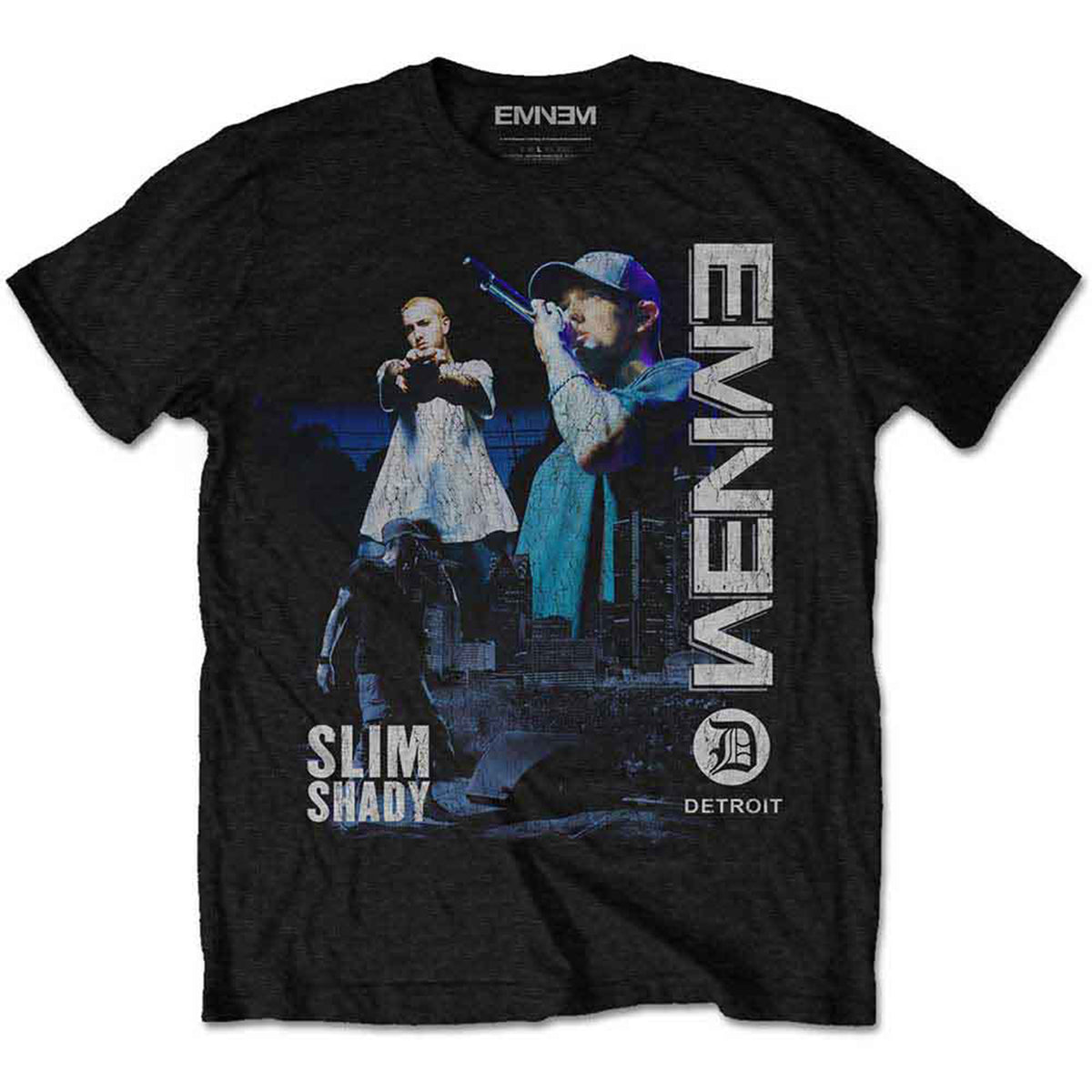 EMINEM - DETROIT - T-Shirt Black