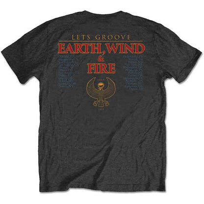EARTH WIND & FIRE - LET'S GROOVE - T-Shirt Grey (Back Print)