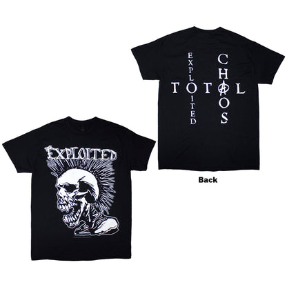 EXPLOITED, THE - MOHICAN SKULL - T-Shirt Black (Back Print)