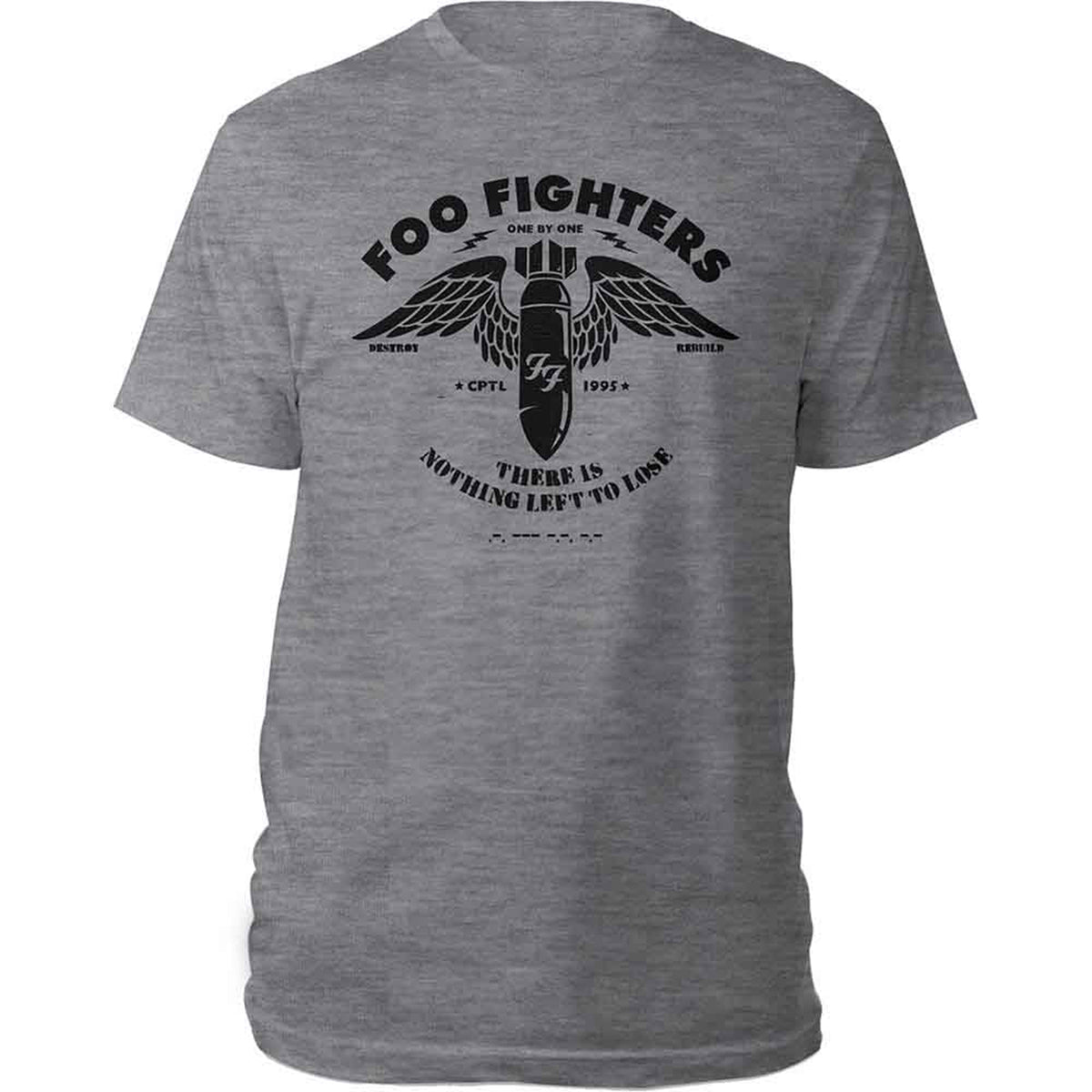 FOO FIGHTERS - STENCIL - T-Shirt Grey
