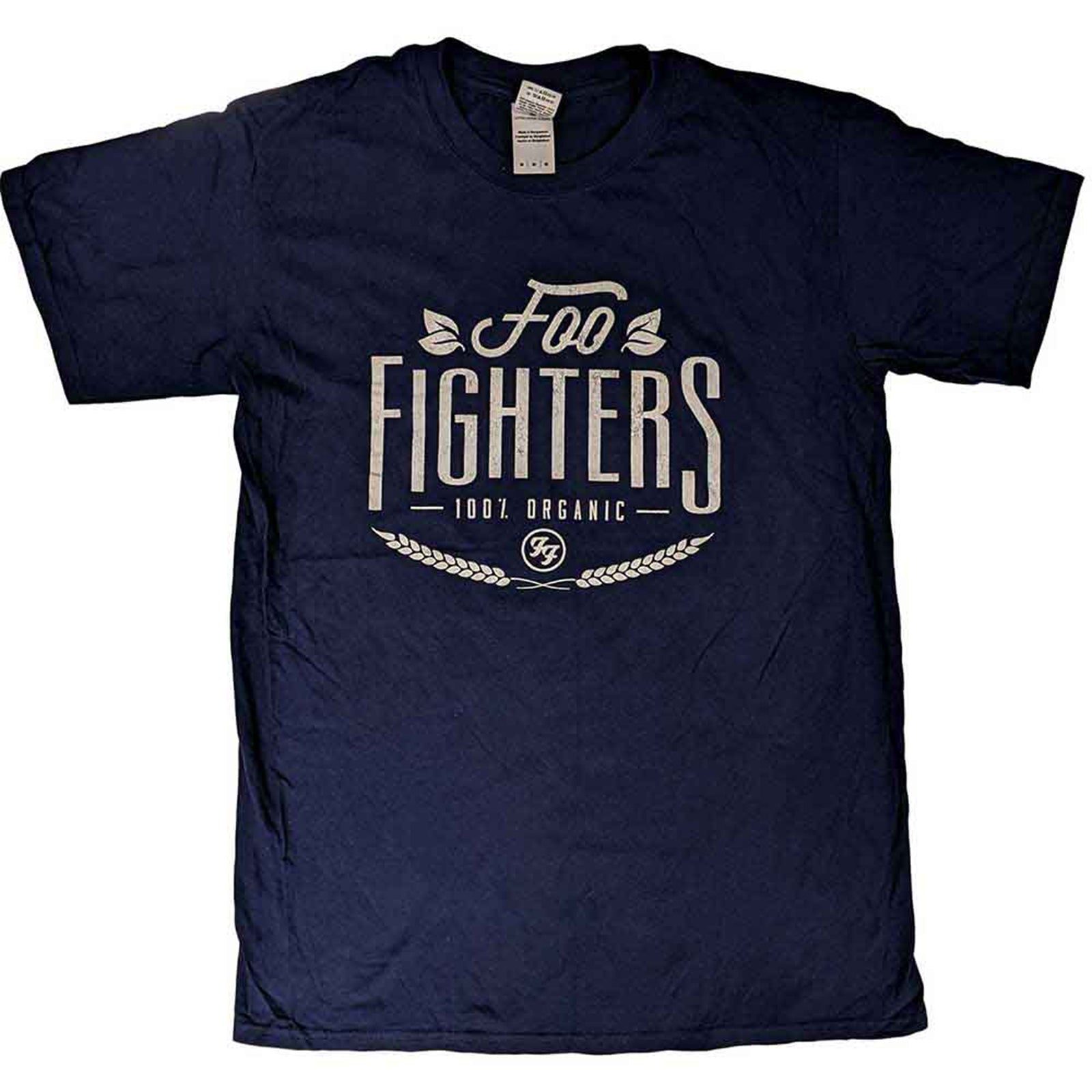 FOO FIGHTERS - 100% ORGANIC - T-Shirt Blue