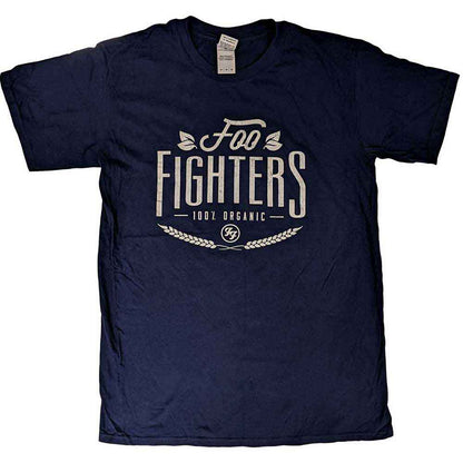 FOO FIGHTERS - 100% ORGANIC - T-Shirt Blue