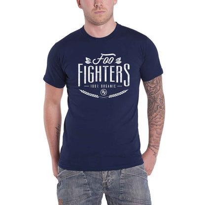 FOO FIGHTERS - 100% ORGANIC - T-Shirt Blue