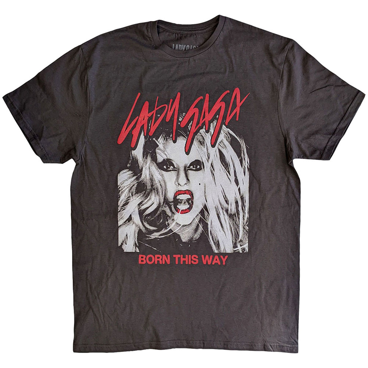 LADY GAGA - BORN THIS WAY PHOTO - T-Shirt Grey