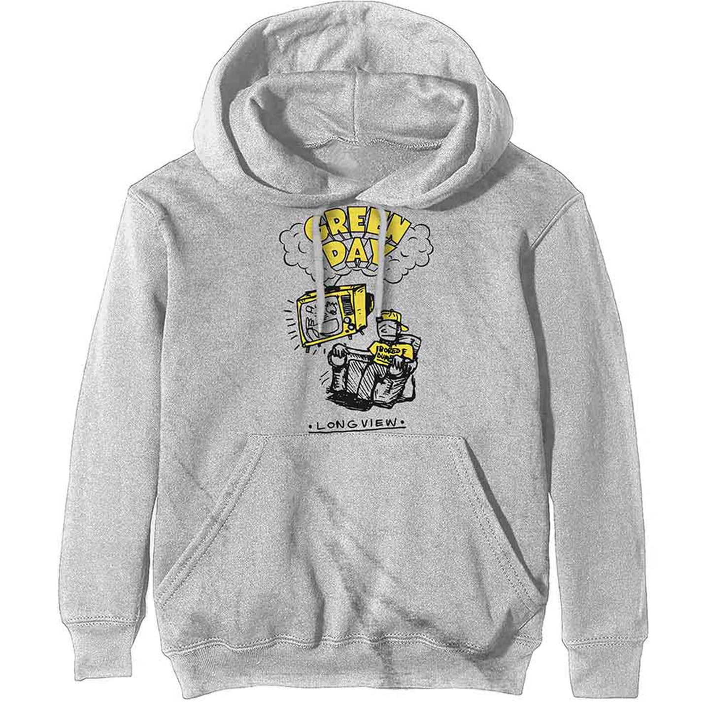 GREEN DAY - LONGVIEW DOODLE - Pullover Hoodie White