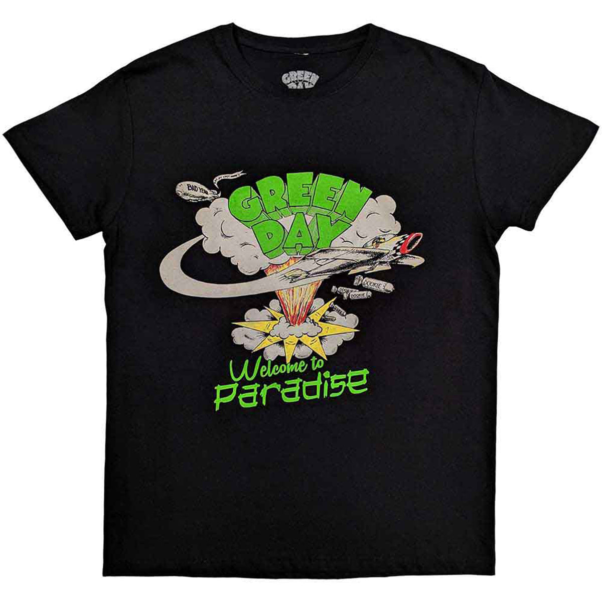 GREEN DAY - WELCOME TO PARADISE - T-Shirt Black