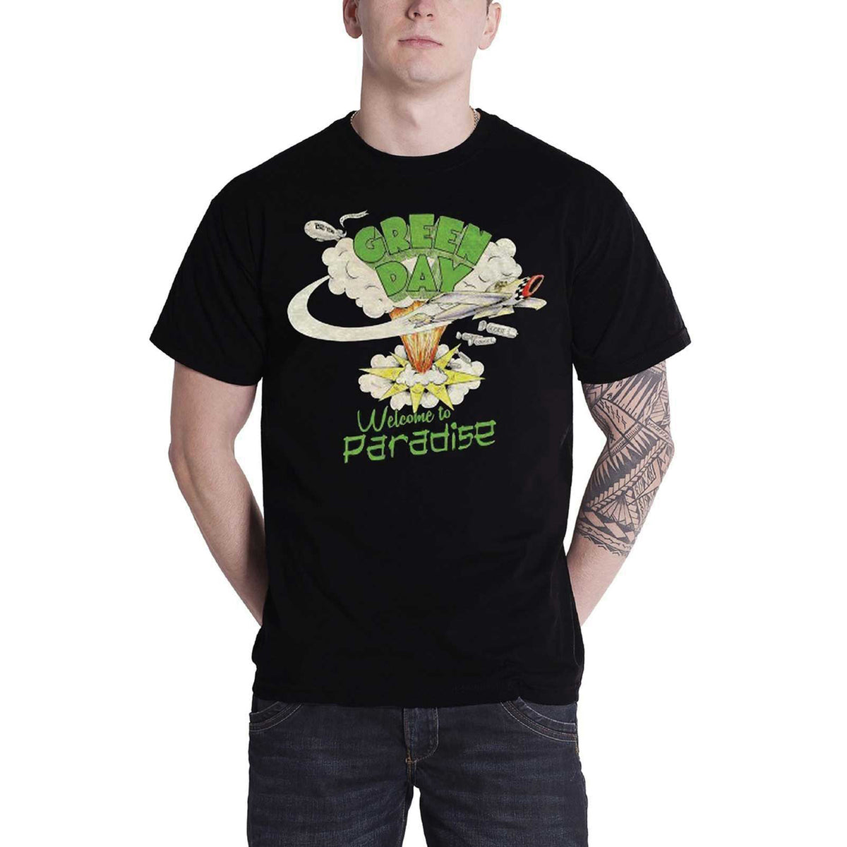 GREEN DAY - WELCOME TO PARADISE - T-Shirt Black