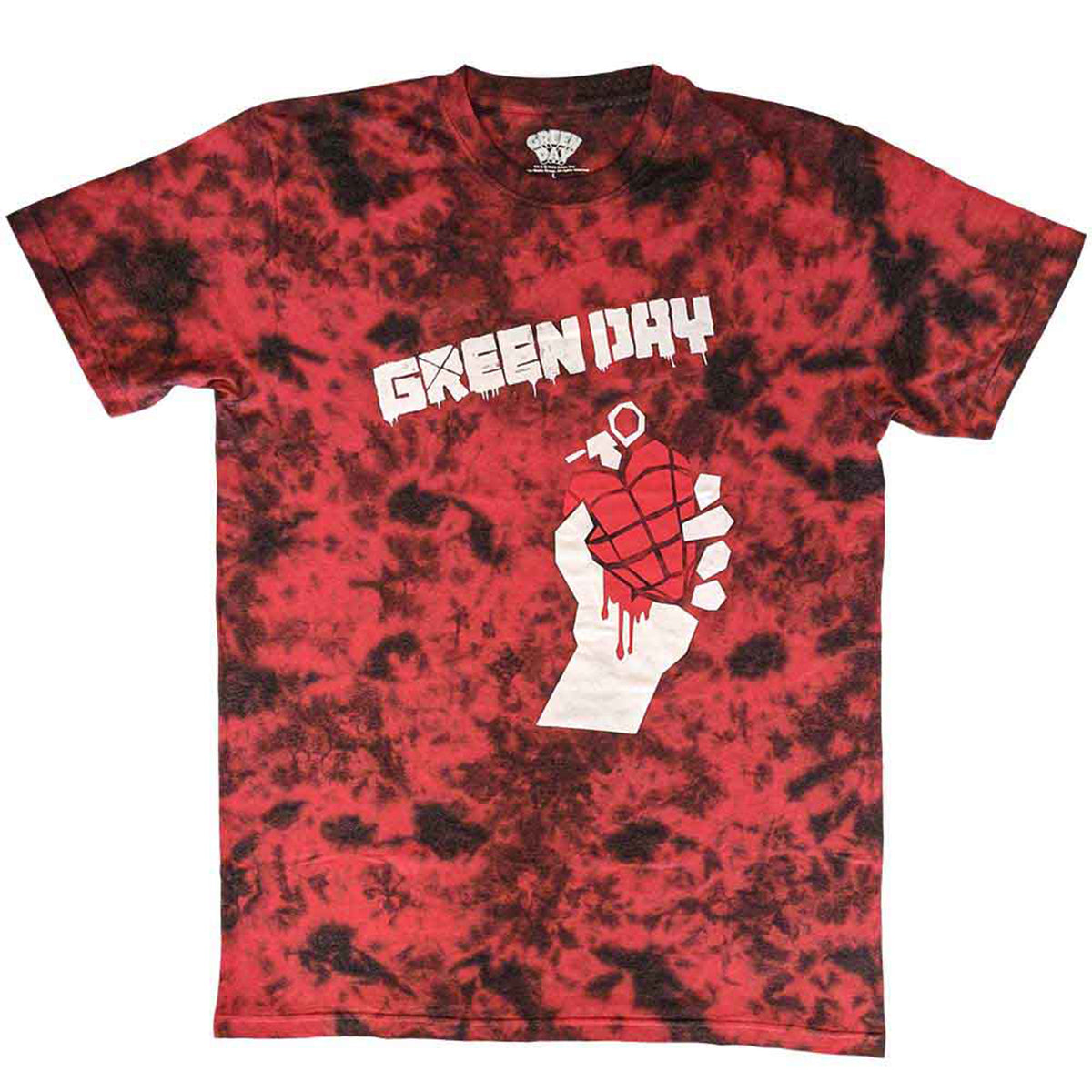GREEN DAY - AMERICAN IDIOT - T-Shirt Red (Wash Collection)