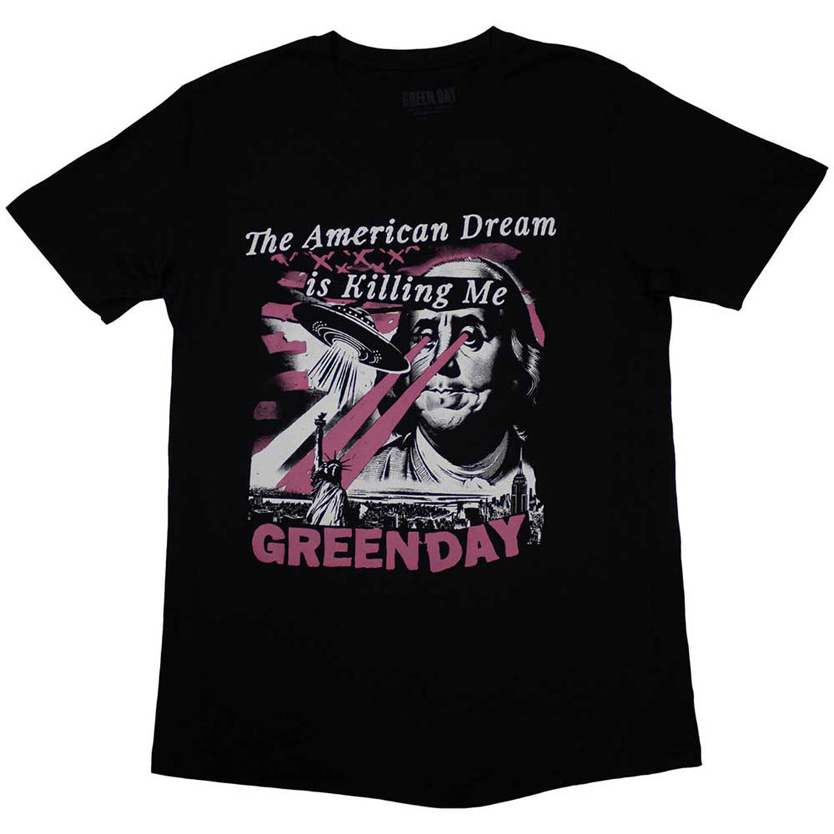 GREEN DAY - AMERICAN DREAM - T-Shirt Black