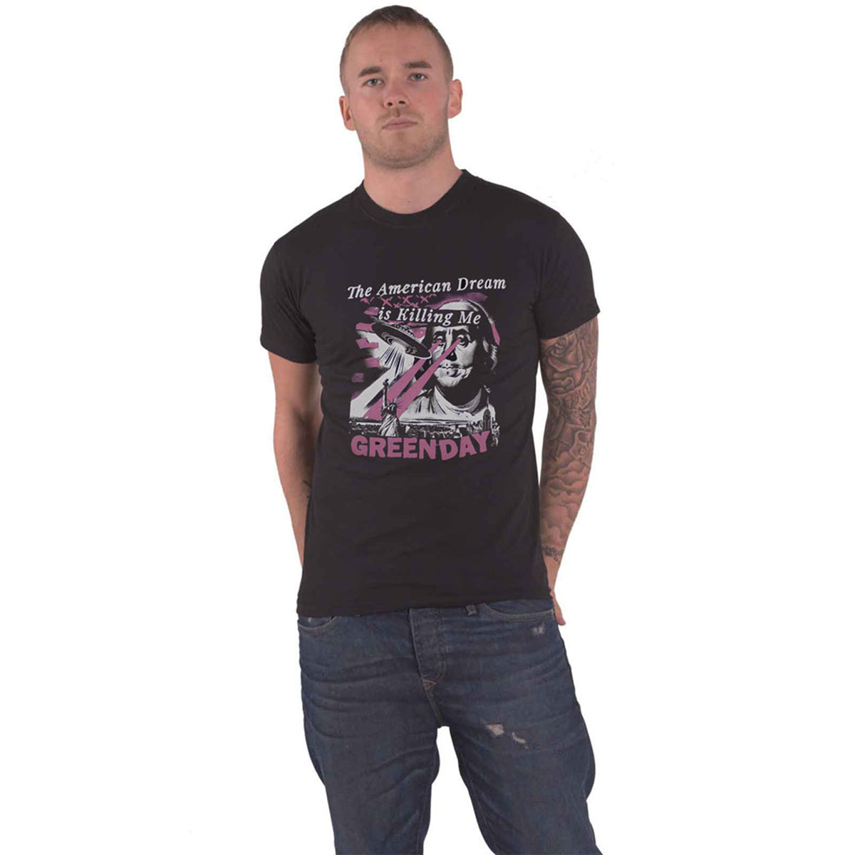 GREEN DAY - AMERICAN DREAM - T-Shirt Black
