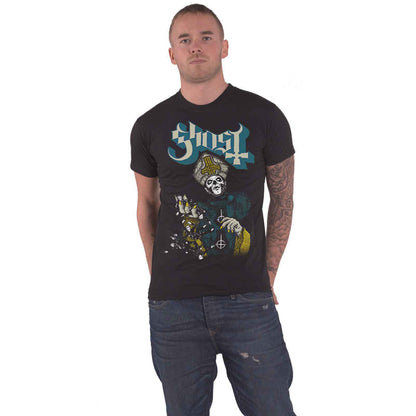 GHOST - PAPA OF THE WORLD - T-Shirt Black