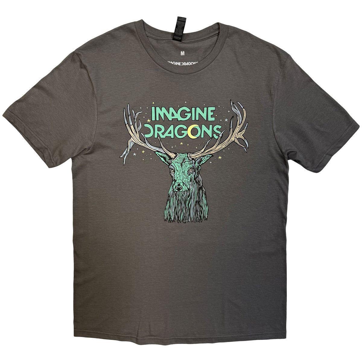 IMAGINE DRAGONS - ELK IN STARS - T-Shirt Grey
