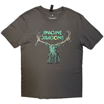 IMAGINE DRAGONS - ELK IN STARS - T-Shirt Grey
