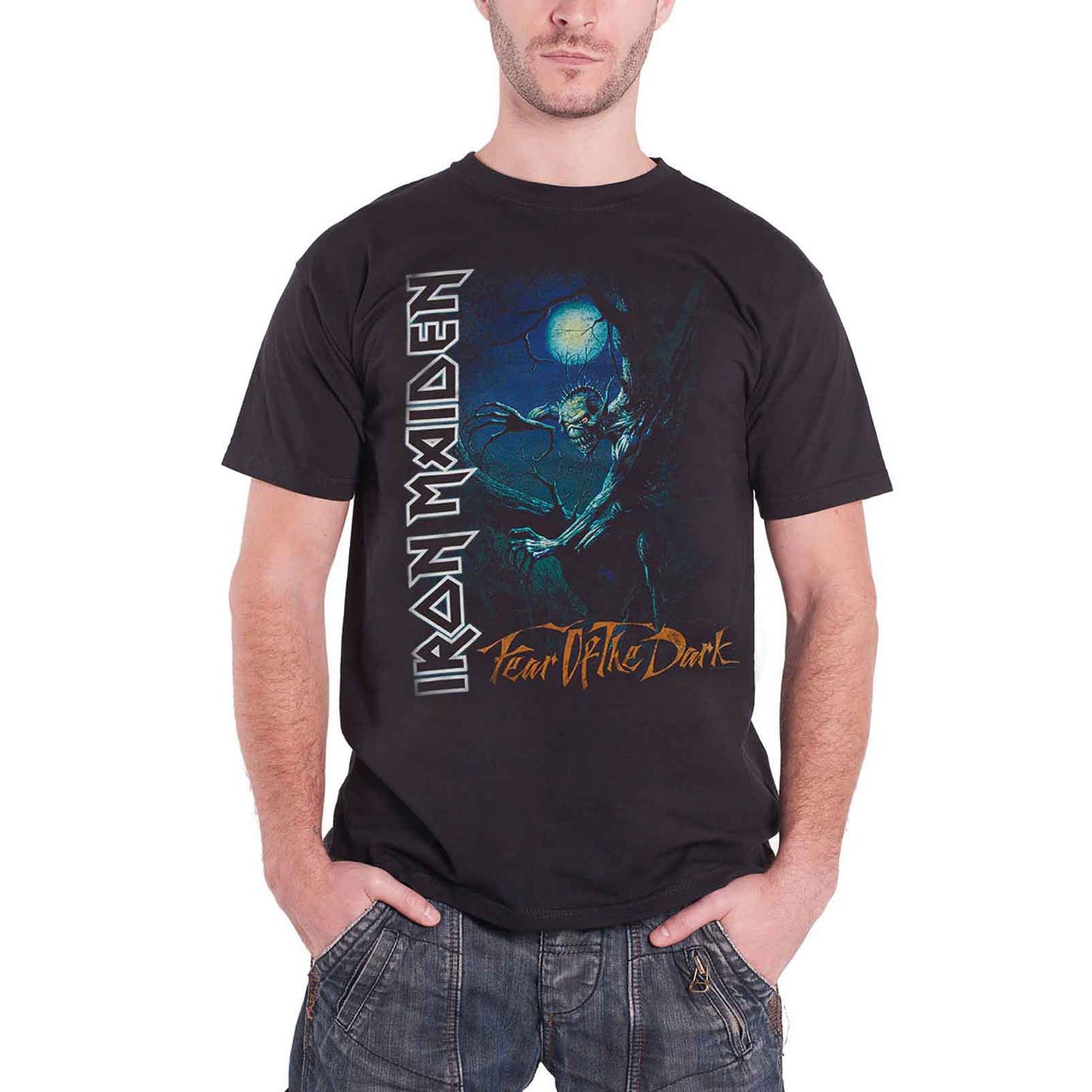 IRON MAIDEN - FEAR OF THE DARK TREE SPRITE - T-shirt noir