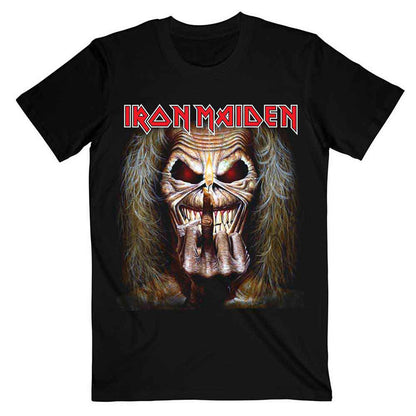 IRON MAIDEN - EDDIE CANDLE FINGER - T-shirt noir