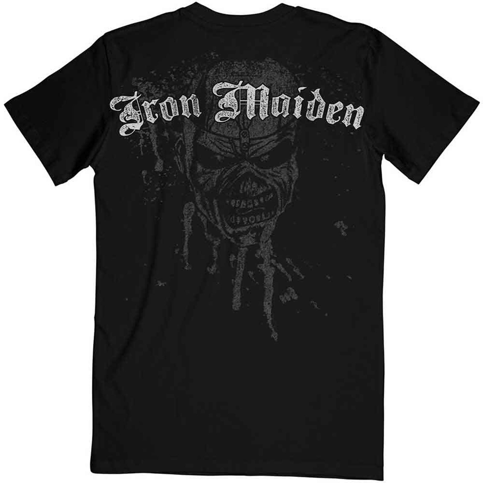 IRON MAIDEN - SKETCHED TROOPER - T-Shirt Noir (Back Print)