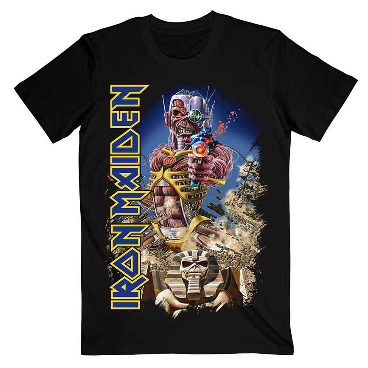 IRON MAIDEN - SOMEWHERE BACK IN TIME - T-shirt noir