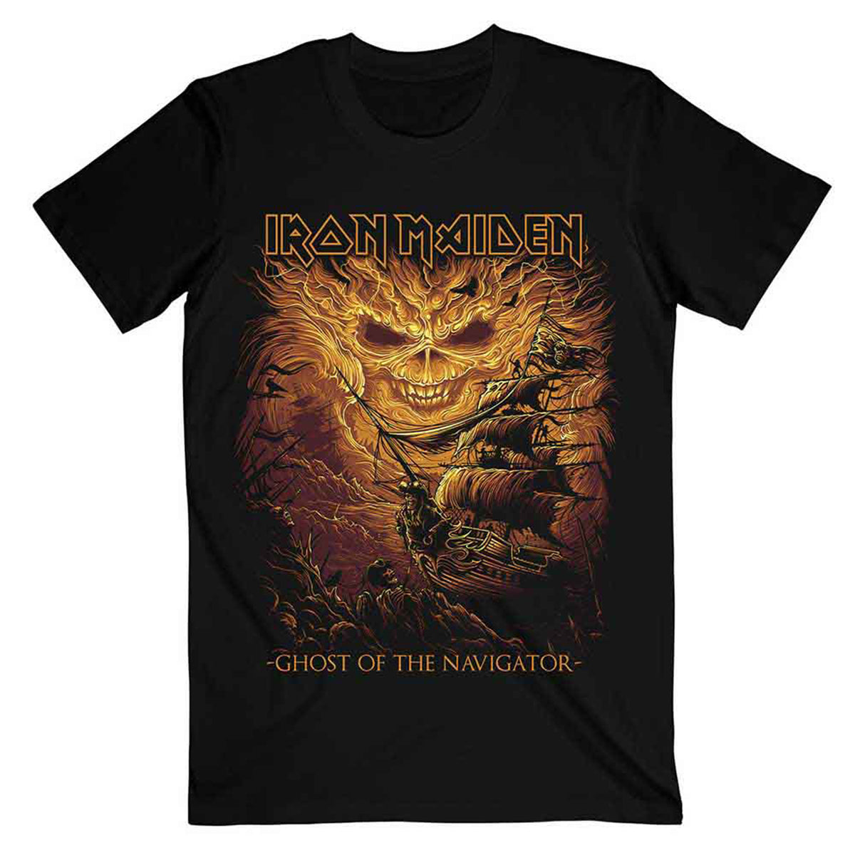 IRON MAIDEN - GHOST OF THE NAVIGATOR - T-Shirt Black