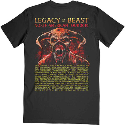 IRON MAIDEN - THE FLIGHT OF ICARUS - T-Shirt Black (Back Print)