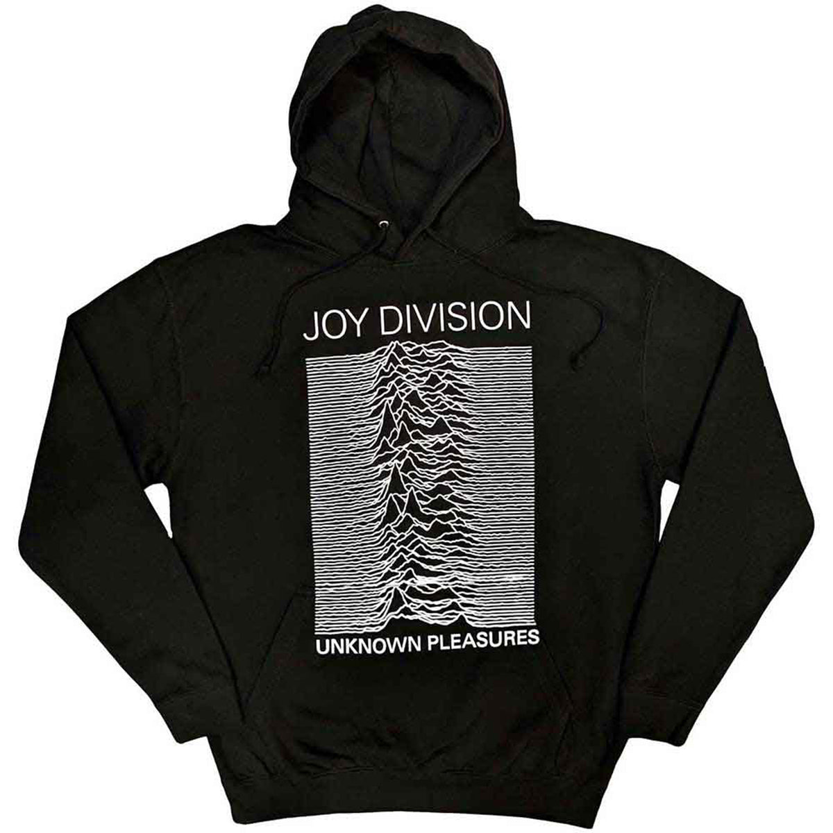 JOY DIVISION - UNKNOWN PLEASURES FP - Pullover Hoodie Black