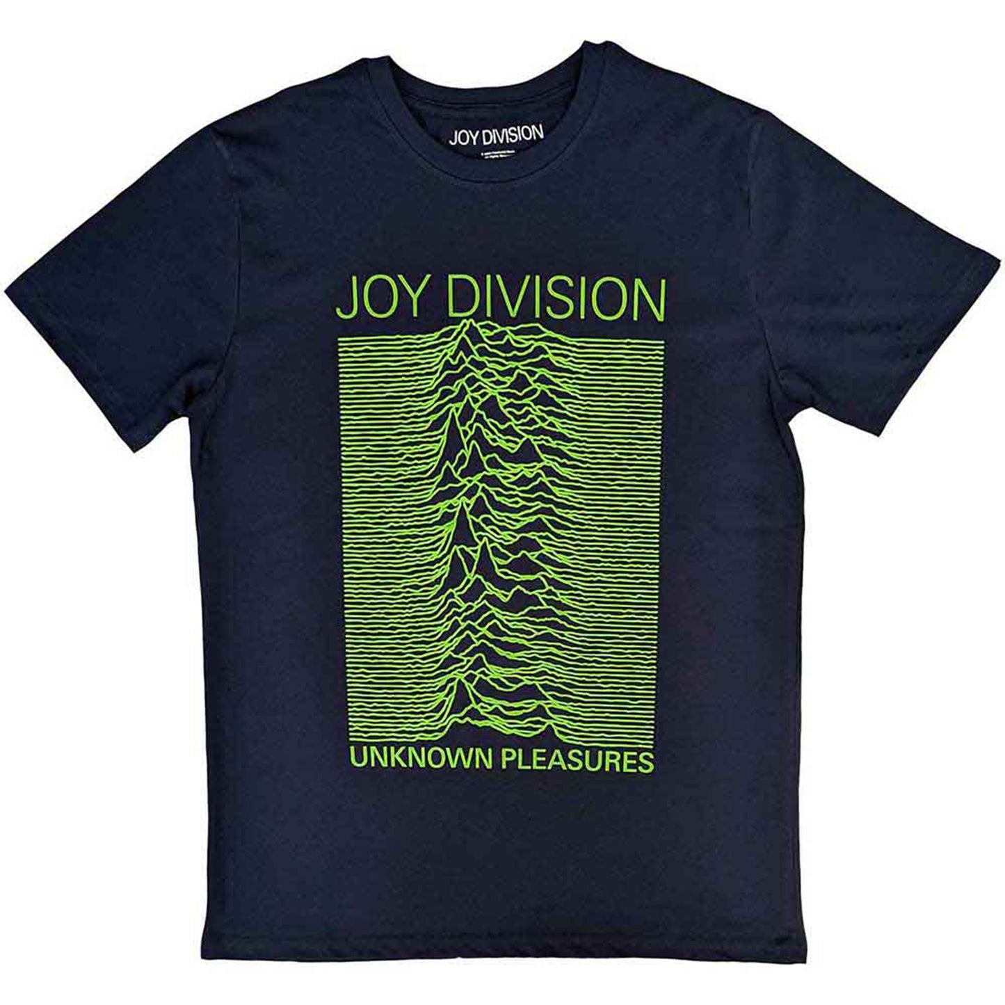 JOY DIVISION - UNKNOWN PLEASURES NEON FP - T-Shirt Blue