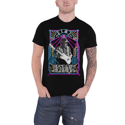 JIMI HENDRIX - ELECTRIC LADYLAND NEON - T-Shirt Black