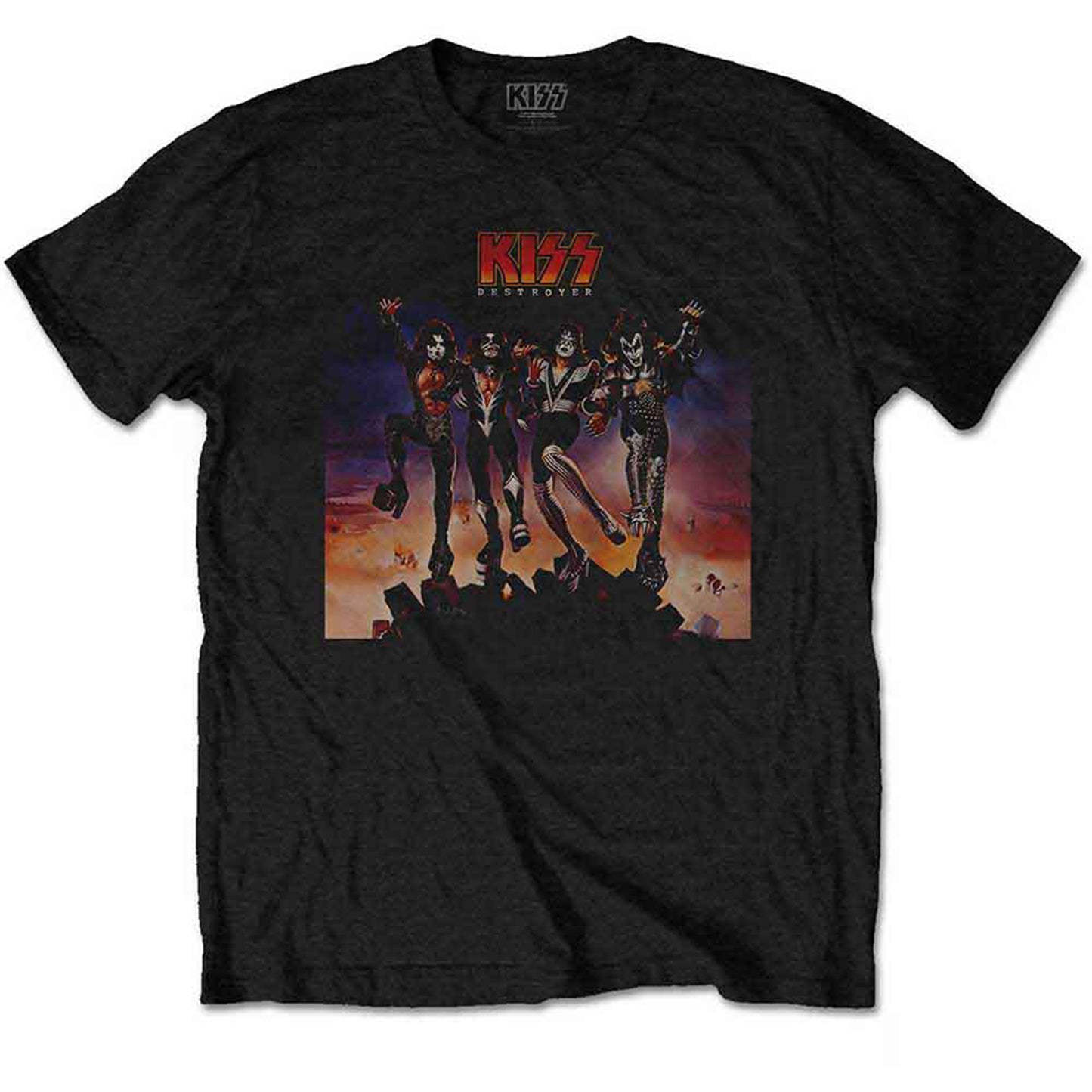 KISS - DESTROYER - T-Shirt Black