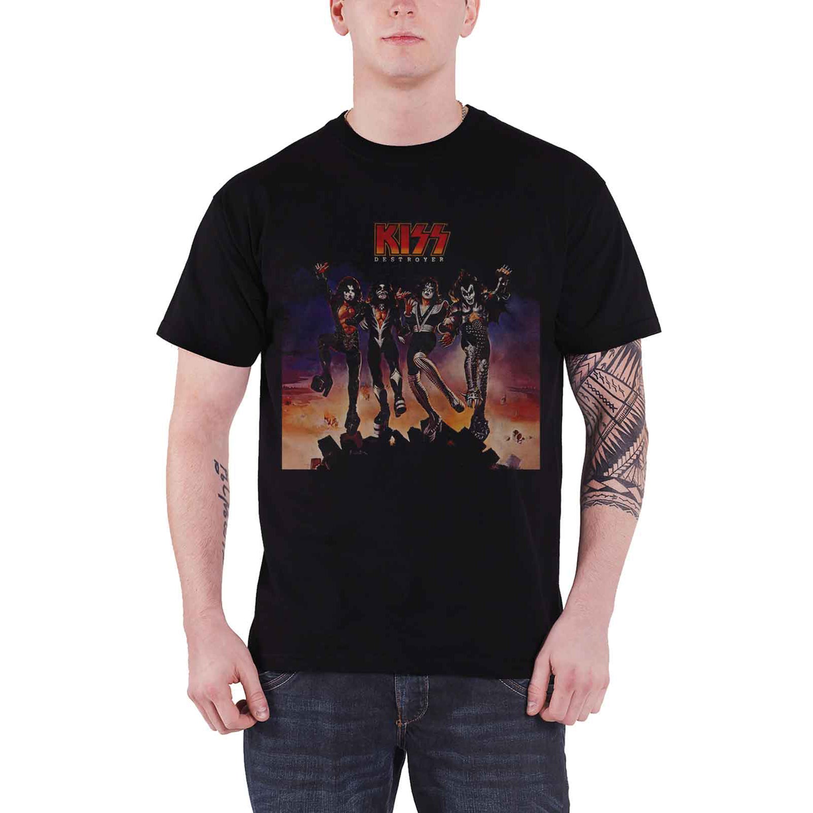 KISS - DESTROYER - T-Shirt Black