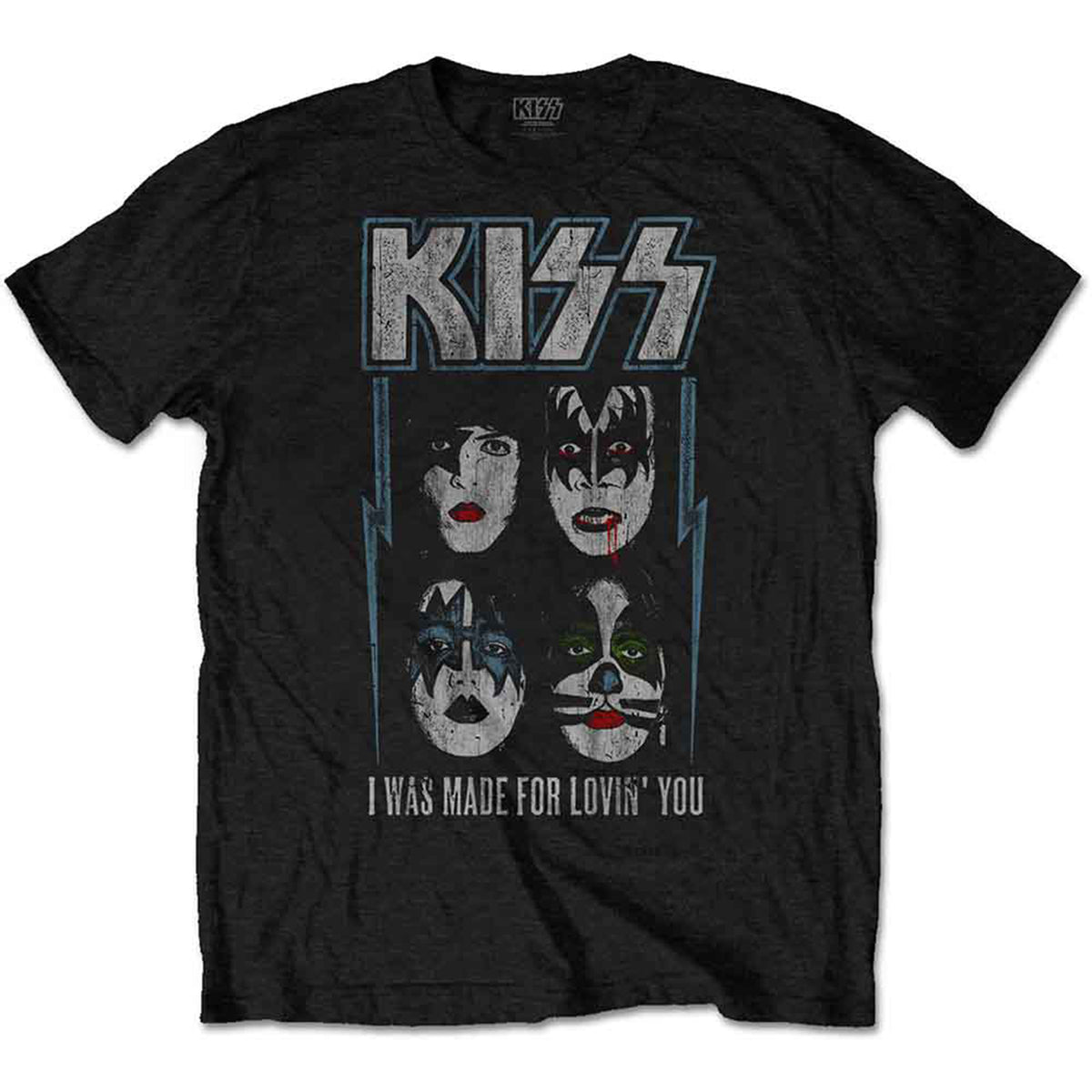 KISS - MADE FOR LOVIN' YOU - T-Shirt Black