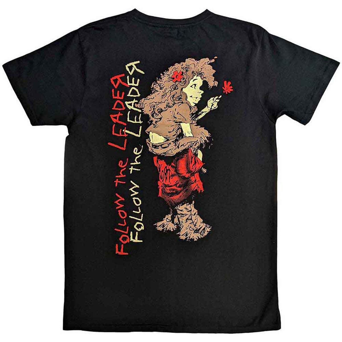 KORN - FOLLOW THE LEADER - T-Shirt Black (Back Print)