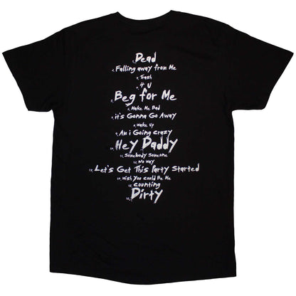 KORN - ISSUES TRACKLIST - T-Shirt Black (Back Print)