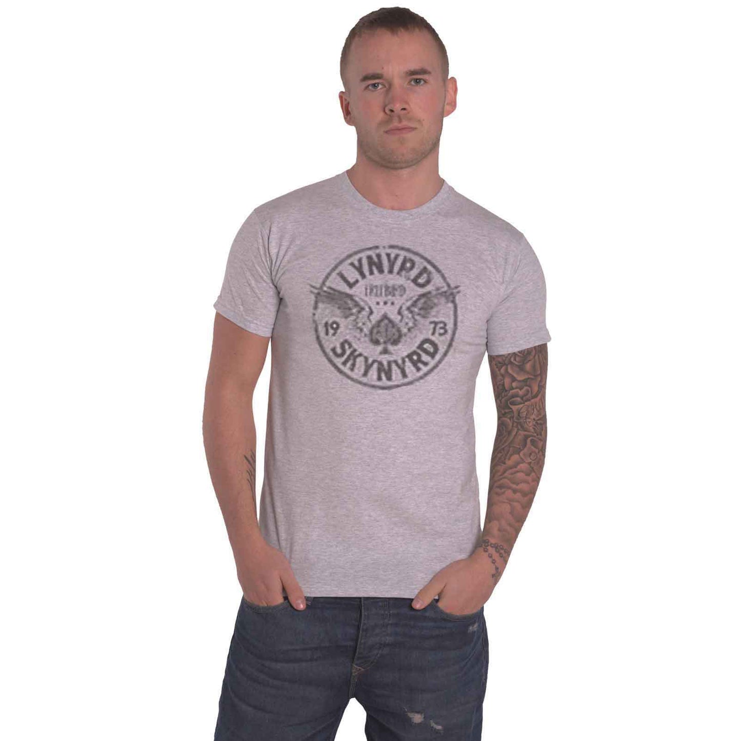 LYNYRD SKYNYRD - FREEBIRD '73 WINGS - T-Shirt Grey