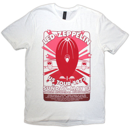 LED ZEPPELIN - MOBILE MUNICIPAL - T-Shirt White
