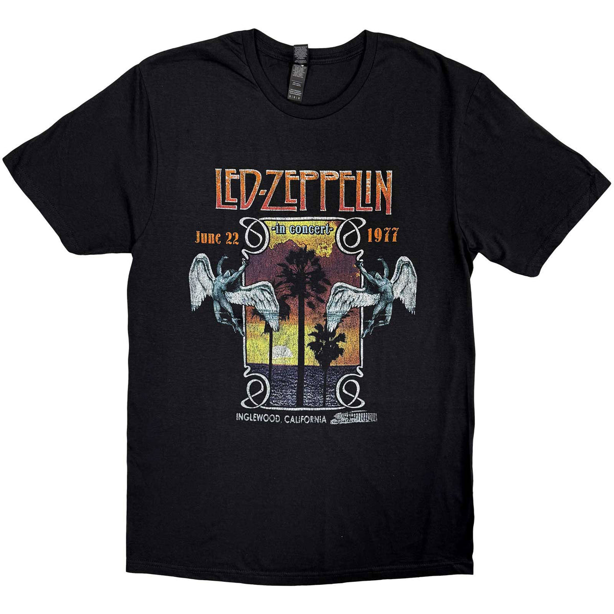 LED ZEPPELIN - INGLEWOOD - T-Shirt Black