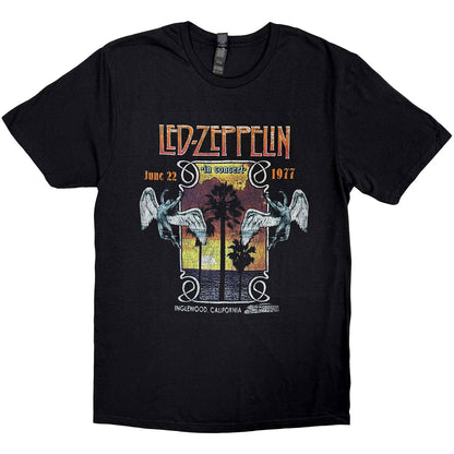 LED ZEPPELIN - INGLEWOOD - T-Shirt Black
