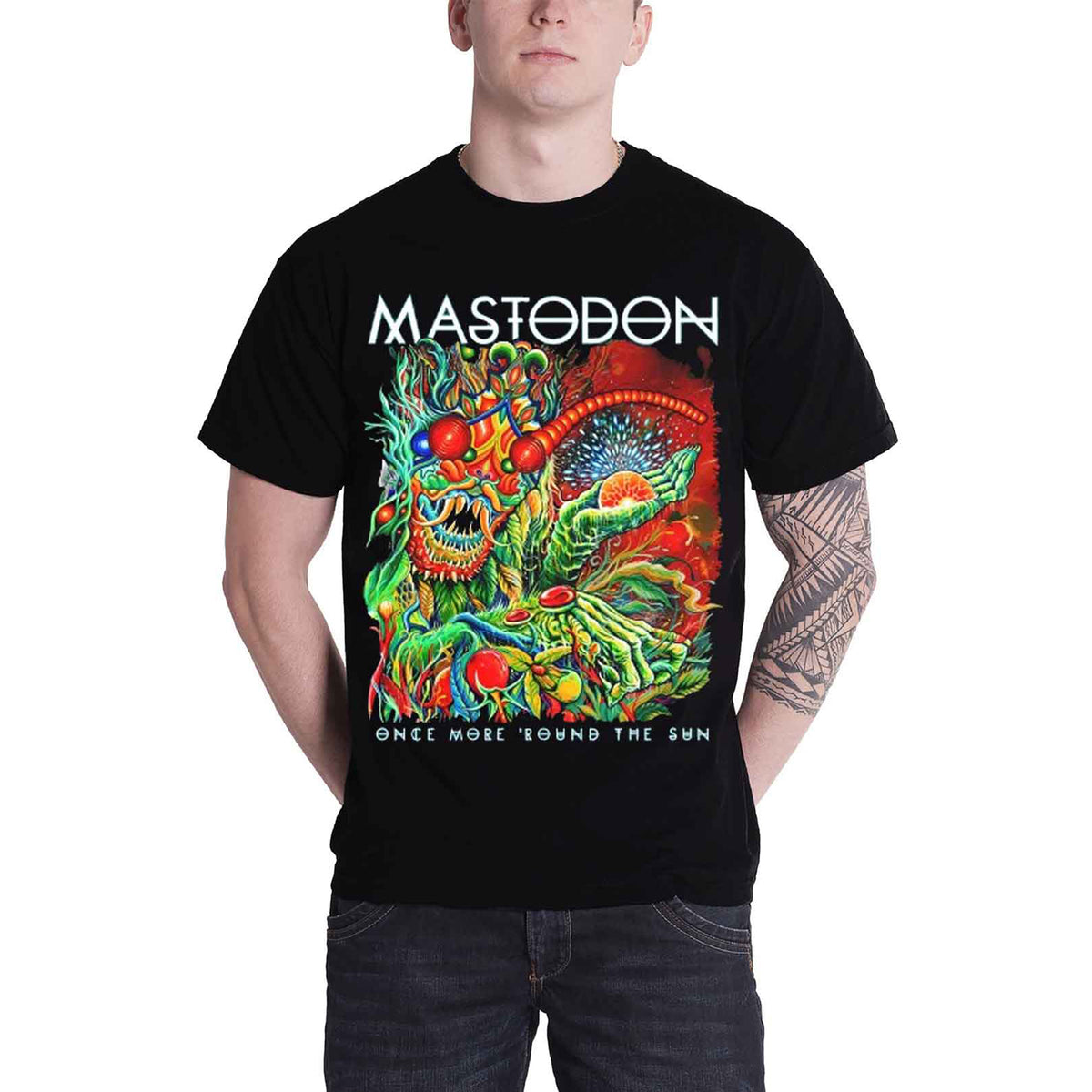 MASTODON - ONCE MORE ROUND THE SUN - T-Shirt Black