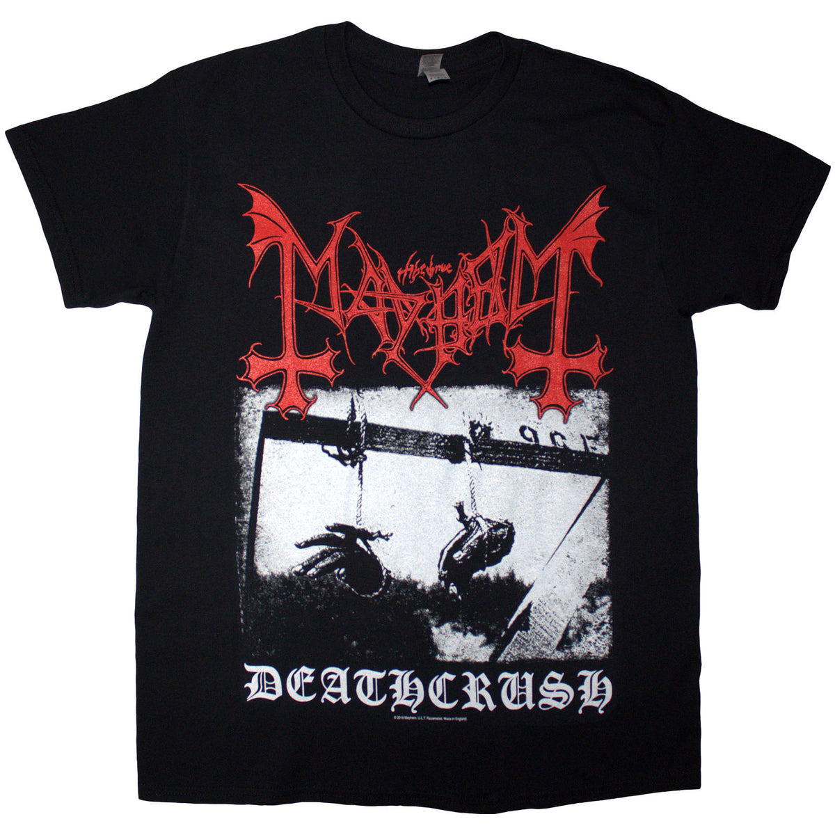 MAYHEM - DEATHCRUSH - T-Shirt Black