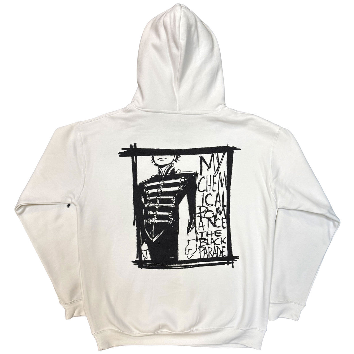 MY CHEMICAL ROMANCE - XV MARCHING FRAME - Pullover Hoodie White (Back Print)