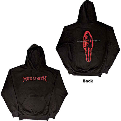 MEGADETH - COUNTDOWN TO EXTINCTION - Pullover Hoodie Black (Back Print)