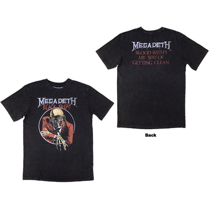 MEGADETH - BLACK FRIDAY - Stone Wash T-Shirt Grey (Back Print)