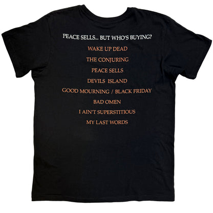 MEGADETH - PEACE SELLS ALBUM COVER - T-Shirt Black (Back Print)