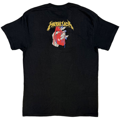 METALLICA - HEART EXPLOSIVE - T-Shirt Black (Back Print)