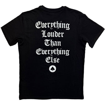 MOTORHEAD - ENGLAND - T-Shirt Noir (Back Print)