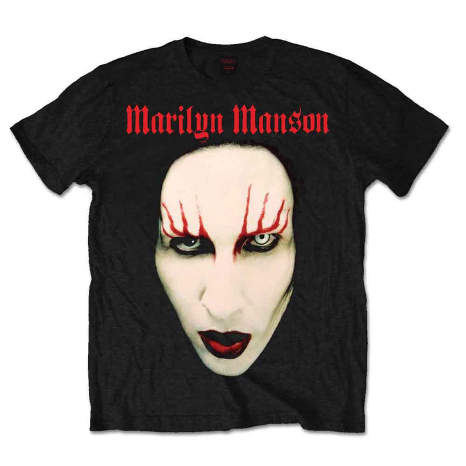 MARILYN MANSON - RED LIPS - T-Shirt Black